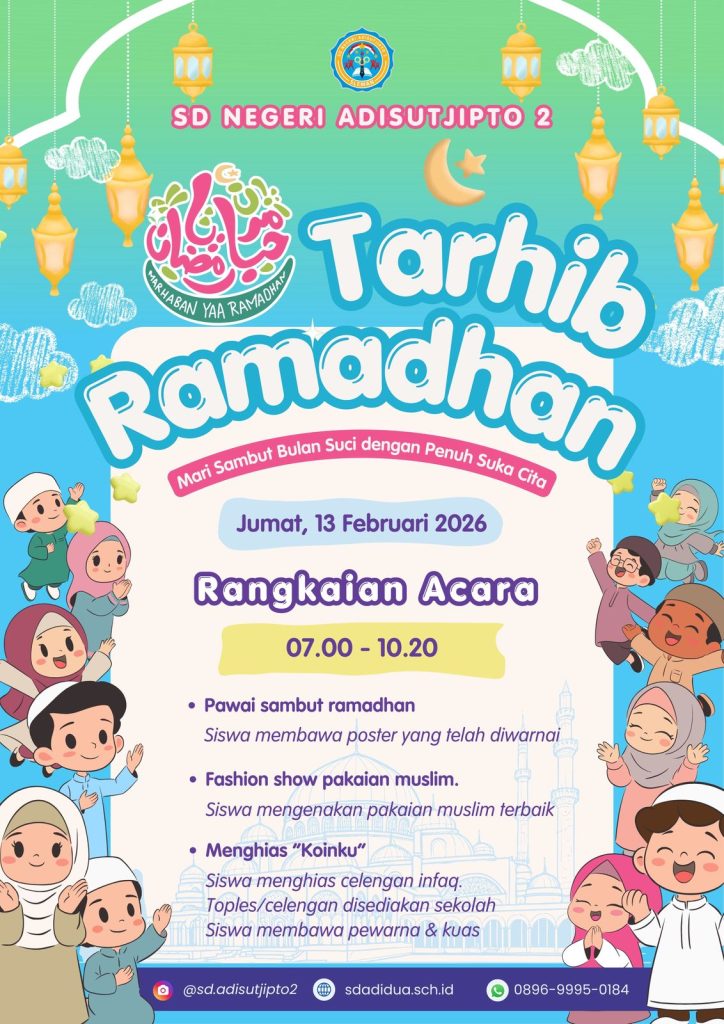 Siswa SD Negeri Adisutjipto 2 Meriahkan Pawai Ramadan, Tanamkan Nilai Kepedulian Sejak Dini